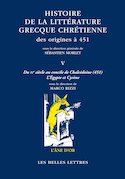 Histoire de la littérature grecque chrétienne des origines à 451, t. V